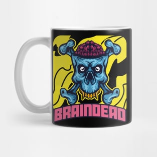 BRAINDEAD SKULL NO BRAINER Mug